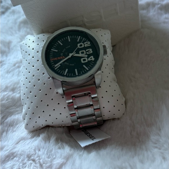 Diesel Men's Black Dial Silver Watch - Picture 2 of 3